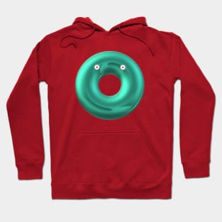 A Surprised Green Donut Hoodie